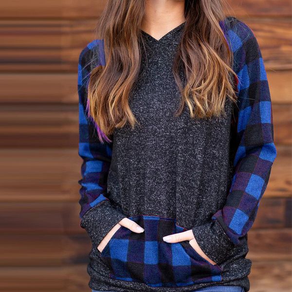 christmas women plaid patchwork t-shirt hoodies long sleeve hoodie sweatshirts autumn hooded pullover ladies tshirt with pocket e110201, White
christmas women plaid patchwork t-shirt hoodies long sleeve hoodie sweatshirts autumn hooded pullover ladies tshirt with pocket e110201, White