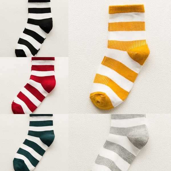 striped mid tube medium cotton autumn newstyle cotton socks women's versatile sports socks 4b5j5, Black
striped mid tube medium cotton autumn newstyle cotton socks women's versatile sports socks 4b5j5, Black