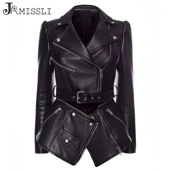 jrmissli women black soft zipper leather jacket coat turn-down collar casual pu motorcycle black punk outerwear1, Black;brown
jrmissli women black soft zipper leather jacket coat turn-down collar casual pu motorcycle black punk outerwear1, Black;brown