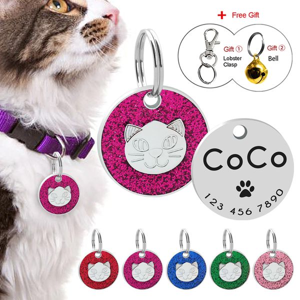 flash identification engraving custom round cat and pet collar prevent lost dog phone label bell
flash identification engraving custom round cat and pet collar prevent lost dog phone label bell