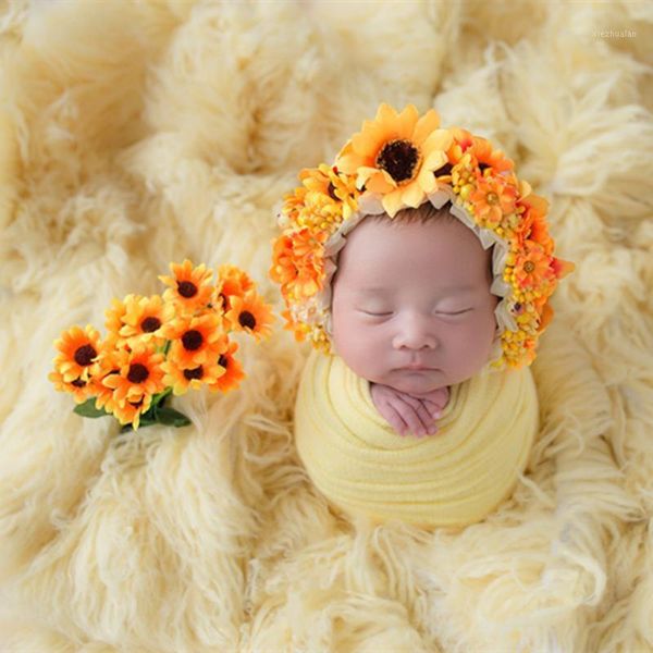 caps & hats lovely sunflower bonnet handmade born yellow floral hat baby girl po prop infant ruffle birthday gift1
caps & hats lovely sunflower bonnet handmade born yellow floral hat baby girl po prop infant ruffle birthday gift1