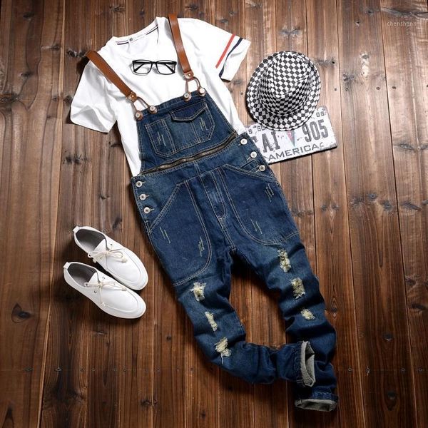 men's jeans 2021 male bib pants one piece spaghetti strap overalls slim ripped for men denim mens jumpsuit 1, Blue
men's jeans 2021 male bib pants one piece spaghetti strap overalls slim ripped for men denim mens jumpsuit 1, Blue