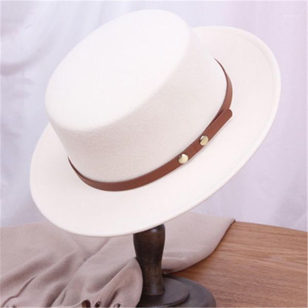 100%wool hat white flat wide brim hat ladies british vintage classical wedding felt pork pie winter fedora women1, Blue;gray
100%wool hat white flat wide brim hat ladies british vintage classical wedding felt pork pie winter fedora women1, Blue;gray