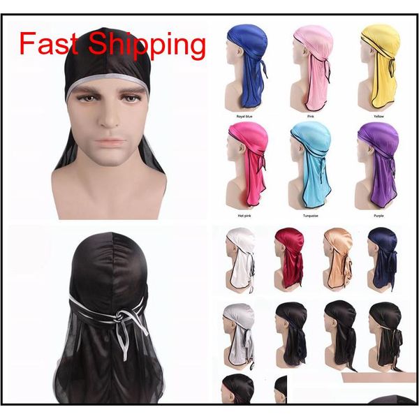 17colors fashion men satin durags bandanna turban wigs cap men silky durag headwear headband turban pirate hat hair accessories tlslu, Black;white
17colors fashion men satin durags bandanna turban wigs cap men silky durag headwear headband turban pirate hat hair accessories tlslu, Black;white