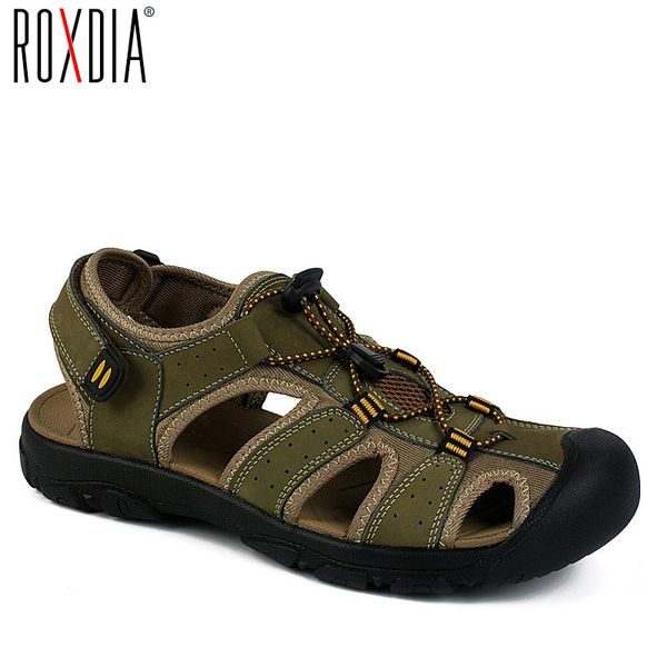 roxdia summer new fashion breathable causal men sandals genuine leather beach shoes men shoes plus size 39-47 rxm005 t200420, Black
roxdia summer new fashion breathable causal men sandals genuine leather beach shoes men shoes plus size 39-47 rxm005 t200420, Black