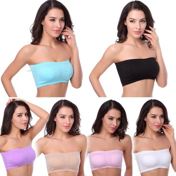 bustiers & corsets ladies corset black lingerie large size strapless detachable padded bra seamless underwear 1 piece set, Black;white
bustiers & corsets ladies corset black lingerie large size strapless detachable padded bra seamless underwear 1 piece set, Black;white