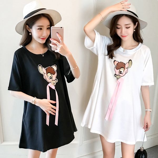 maternity clothes summer cotton o neck cartoon short sleeve loose stylish dress for pregnant women mom dress lj201125, White
maternity clothes summer cotton o neck cartoon short sleeve loose stylish dress for pregnant women mom dress lj201125, White