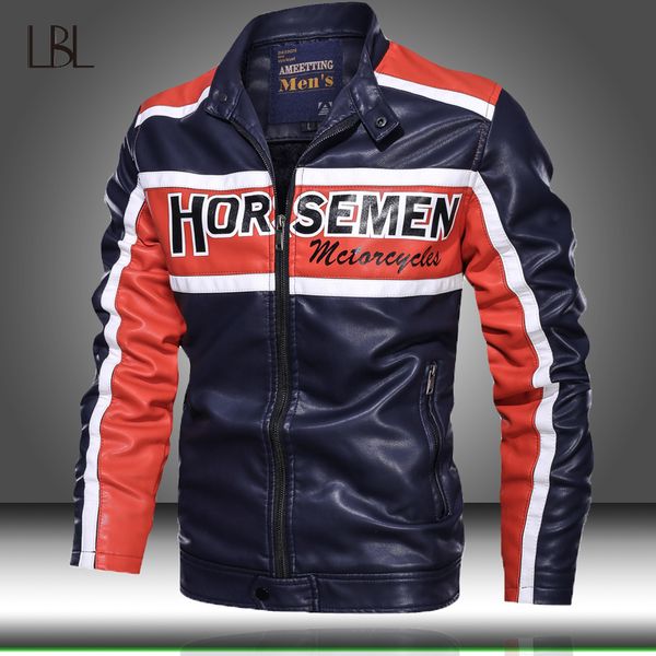 men motorcycle causal pu leather jacket mens winter warm coat male autumn fashion windproof overcoat slim faux leather jackets, Black
men motorcycle causal pu leather jacket mens winter warm coat male autumn fashion windproof overcoat slim faux leather jackets, Black