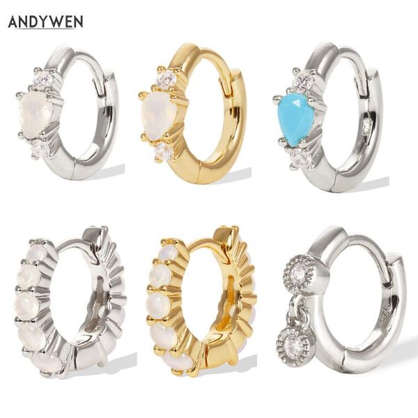 hoop & huggie andywen 925 sterling silver gold opals middle hoops huggies loops single circle round earring jewelry for women 2021 fashion, Golden;silver
hoop & huggie andywen 925 sterling silver gold opals middle hoops huggies loops single circle round earring jewelry for women 2021 fashion, Golden;silver