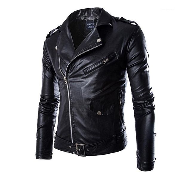 heflashor autumn men fashion motorcycle leather jacket slim fit coats male casaco masculino casual zipper black jacket1, Black;brown
heflashor autumn men fashion motorcycle leather jacket slim fit coats male casaco masculino casual zipper black jacket1, Black;brown
