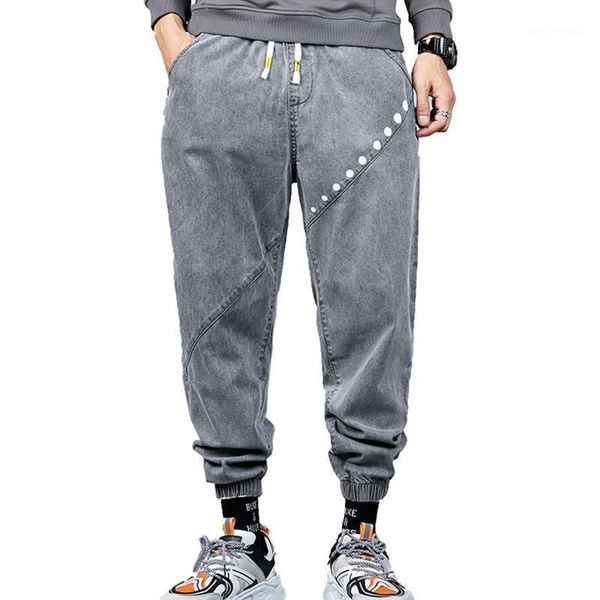 men's jeans 2021 men design patchwork stretch elastic plus size man streetwear narrow leg harem pants loose hip hop oversized trouser1, Blue
men's jeans 2021 men design patchwork stretch elastic plus size man streetwear narrow leg harem pants loose hip hop oversized trouser1, Blue