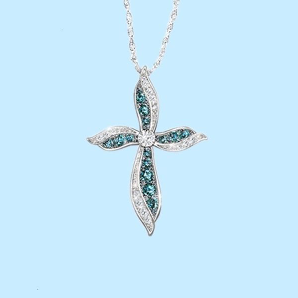 pendant xinqiao new creative diamond cross fashion lady religious style crystal necklace, Silver
pendant xinqiao new creative diamond cross fashion lady religious style crystal necklace, Silver