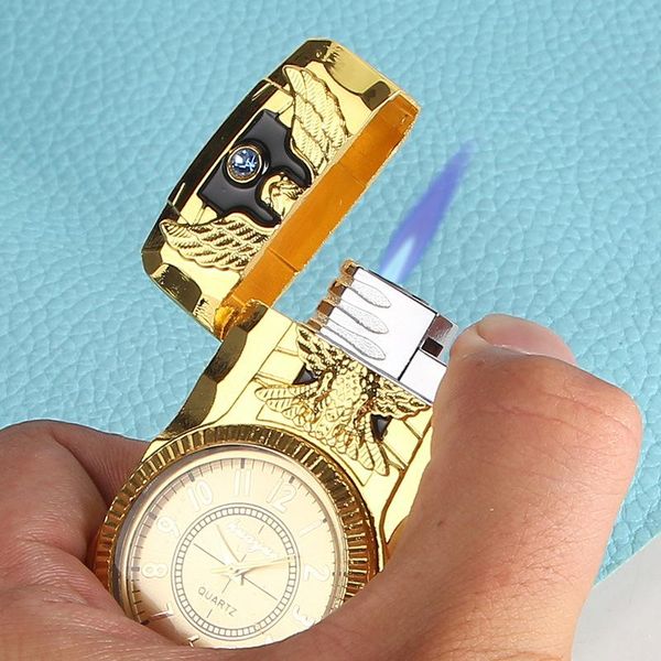 creative metal inflatable watch lighter no gas straight-punch watch cigarette lighter refillable butane
creative metal inflatable watch lighter no gas straight-punch watch cigarette lighter refillable butane