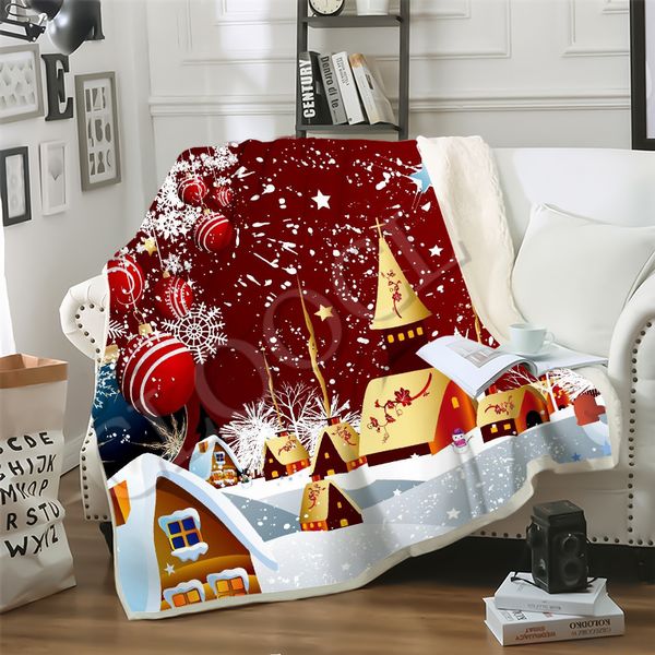 cloocl factory wholesale christmas present blankets 3d print fashion santa claus double layer sherpa blanket textiles dreamlike style
cloocl factory wholesale christmas present blankets 3d print fashion santa claus double layer sherpa blanket textiles dreamlike style