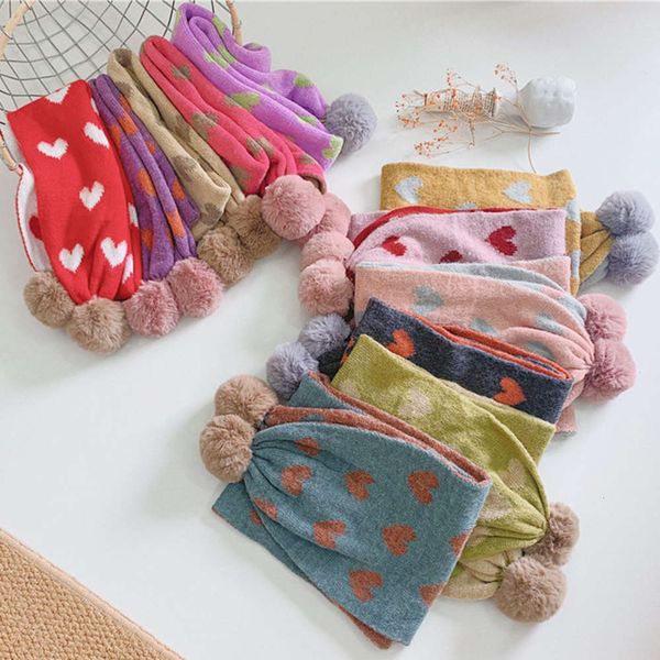 children's winter versatile new korean wool jacquard decoration men's and women's baby love ball scarf f4bq, Red;brown
children's winter versatile new korean wool jacquard decoration men's and women's baby love ball scarf f4bq, Red;brown