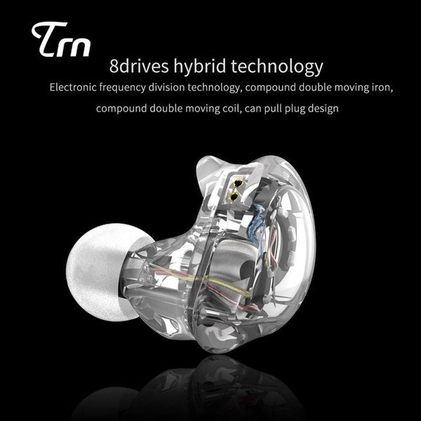 trn v10 2ba+2dd hybrid headphones in-ear earphones 8 drivers earphone with 2pin/0.75mm dual dynamic balanced armature earbuds
trn v10 2ba+2dd hybrid headphones in-ear earphones 8 drivers earphone with 2pin/0.75mm dual dynamic balanced armature earbuds