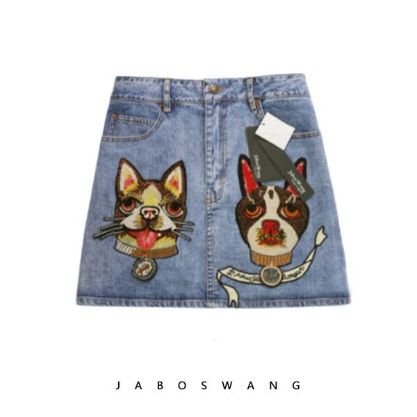 2020 summer new embroidered retro denim chic surroundings hip-to-line skirt feminine tendency qx2y, Black
2020 summer new embroidered retro denim chic surroundings hip-to-line skirt feminine tendency qx2y, Black