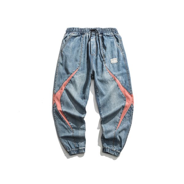 2021 new streetwear fashion men jeans loose fit spliced patches designer denim cargo pants hip hop joggers wide leg trousers 1v, Blue
2021 new streetwear fashion men jeans loose fit spliced patches designer denim cargo pants hip hop joggers wide leg trousers 1v, Blue