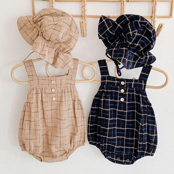clothing sets 2021 autumn winter born infant baby boys girls grid rompers and hat kids clothes, White
clothing sets 2021 autumn winter born infant baby boys girls grid rompers and hat kids clothes, White