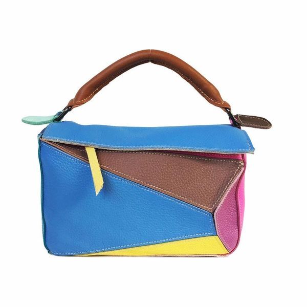 new ladies cowhide portable messenger small square bag rhombus color matching geometric leather ladies bag large capacity
new ladies cowhide portable messenger small square bag rhombus color matching geometric leather ladies bag large capacity