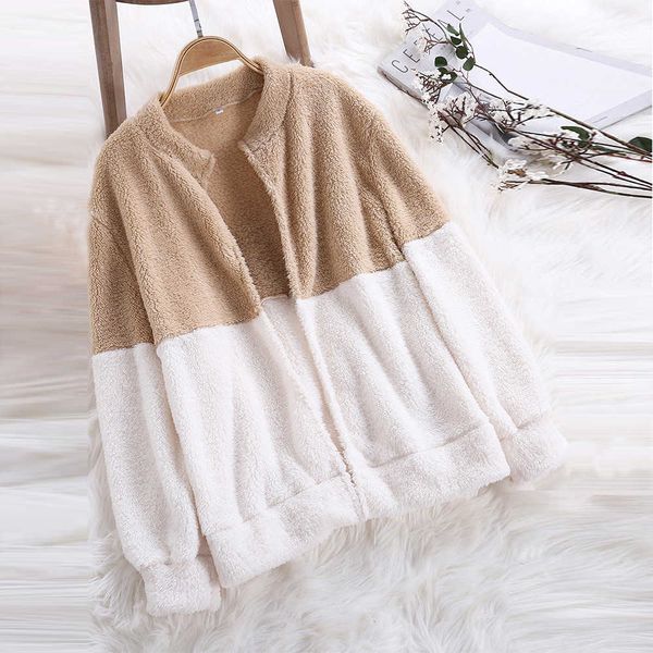 korean new harajuku fleece women jacket fashion kpop wool thicken coat women's russian autumn winter high quality, Black;brown
korean new harajuku fleece women jacket fashion kpop wool thicken coat women's russian autumn winter high quality, Black;brown