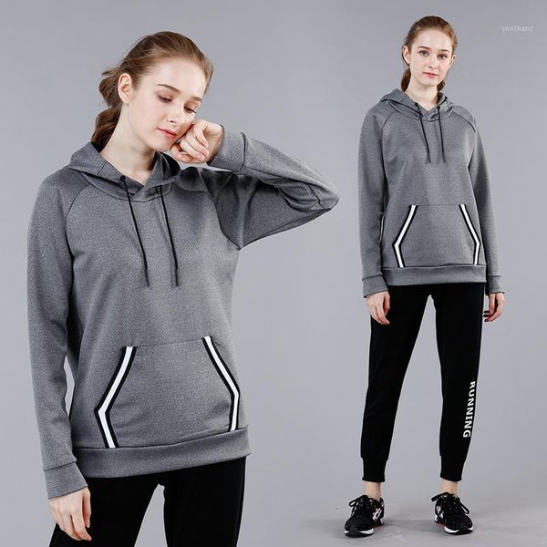 running jackets 2021 autumn casual fitness sports sweater pullover women's hooded pullover1, Black;red
running jackets 2021 autumn casual fitness sports sweater pullover women's hooded pullover1, Black;red