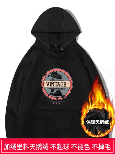 autumn style plush and thickened trendy students 2020 new winter men's hoodie lovers, Black
autumn style plush and thickened trendy students 2020 new winter men's hoodie lovers, Black