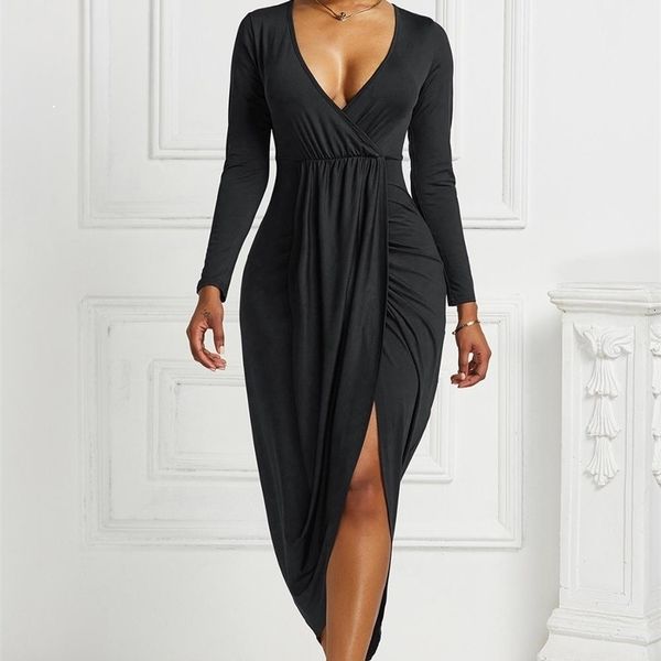 2021 new stretch women bathrobe summer long sleeve with thin v cleavage waist high color party dress fle5, Black;gray
2021 new stretch women bathrobe summer long sleeve with thin v cleavage waist high color party dress fle5, Black;gray
