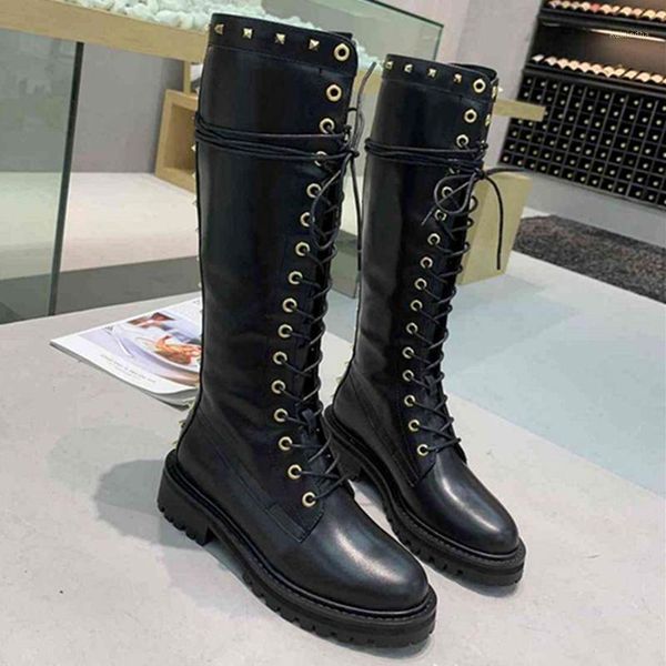 boots sharp rivet over the knee women shoes 2021 studed high platform metal buckle chunky long winter shoes1, Black 
boots sharp rivet over the knee women shoes 2021 studed high platform metal buckle chunky long winter shoes1, Black