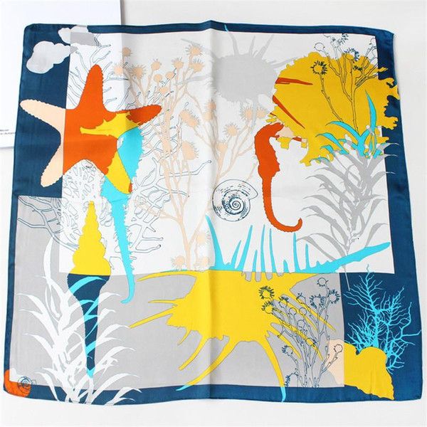 pure silk scarf women floral print square scarves wraps silk foulard head neckerchief hijab bandana bufandas 53x53cm, Blue;gray
pure silk scarf women floral print square scarves wraps silk foulard head neckerchief hijab bandana bufandas 53x53cm, Blue;gray