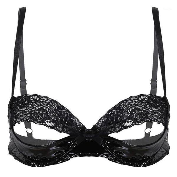alvivi lingerie for women erotic bra women black lace patent leather costumes underwear spaghetti bare bra 1, Red;black
alvivi lingerie for women erotic bra women black lace patent leather costumes underwear spaghetti bare bra 1, Red;black