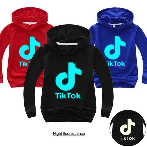 9color children's fashion hoodie children's tik tok luminous children's long sleeve sweater cotton sports coat night fluoresc, Black
9color children's fashion hoodie children's tik tok luminous children's long sleeve sweater cotton sports coat night fluoresc, Black