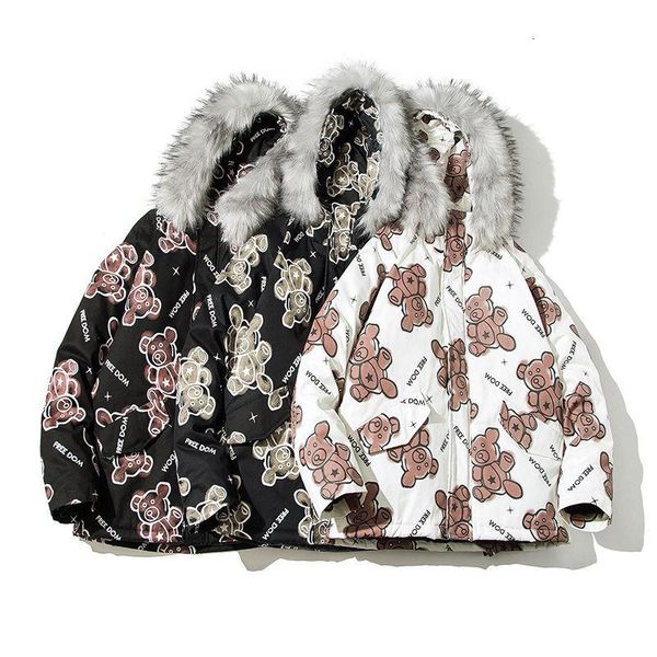 men's down & parkas extfination men casual oversize parka 2021 winter woman warm bear graphic printed coat fashion thicken zipper cloth, Black
men's down & parkas extfination men casual oversize parka 2021 winter woman warm bear graphic printed coat fashion thicken zipper cloth, Black
