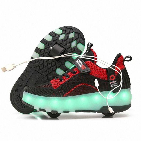 2020 new usb charge led colorful children kids fashion sneakers with two wheels roller skate shoes boys girls shoes #a84u
2020 new usb charge led colorful children kids fashion sneakers with two wheels roller skate shoes boys girls shoes #a84u