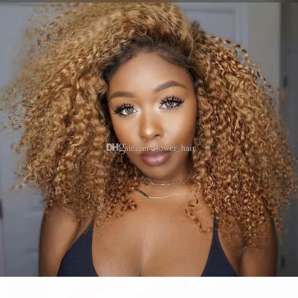 ombre kinky curly full lace wig blonde two tone color #1bt27 brazilian full lace front human hair wigs kinky curly with baby hair, Black;brown
ombre kinky curly full lace wig blonde two tone color #1bt27 brazilian full lace front human hair wigs kinky curly with baby hair, Black;brown