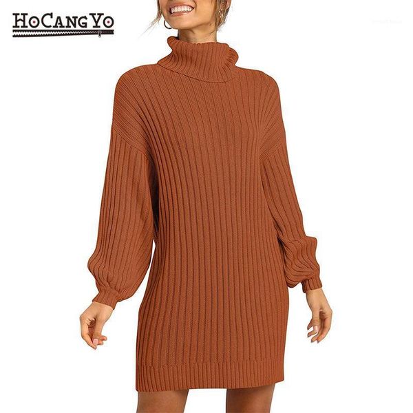 autumn women sweater dress turtleneck lantern sleeve long sweaters women winter loose casual knit harajuku sweater mujer sueter1, White;black 
autumn women sweater dress turtleneck lantern sleeve long sweaters women winter loose casual knit harajuku sweater mujer sueter1, White;black