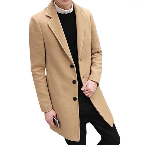 2020 new winter wool coat men leisure long sections woolen coats men's pure color casual fashion jackets casual men overcoat1, Black
2020 new winter wool coat men leisure long sections woolen coats men's pure color casual fashion jackets casual men overcoat1, Black