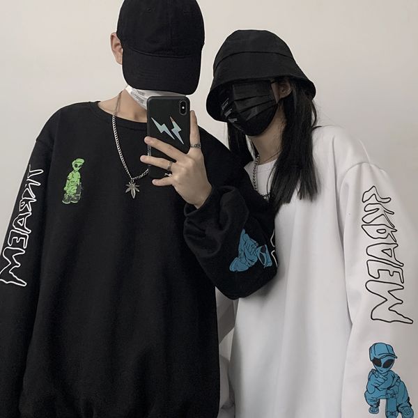 ins20 autumn and winter crosin lovers loose round neck sweater cross horseshoe sanskrit print long sleeve t-shirt for men, Black
ins20 autumn and winter crosin lovers loose round neck sweater cross horseshoe sanskrit print long sleeve t-shirt for men, Black