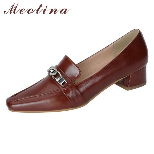dress shoes meotina pumps women crystal cow leather mid heel square toe metal decoration footwear lady block heels white, Black
dress shoes meotina pumps women crystal cow leather mid heel square toe metal decoration footwear lady block heels white, Black