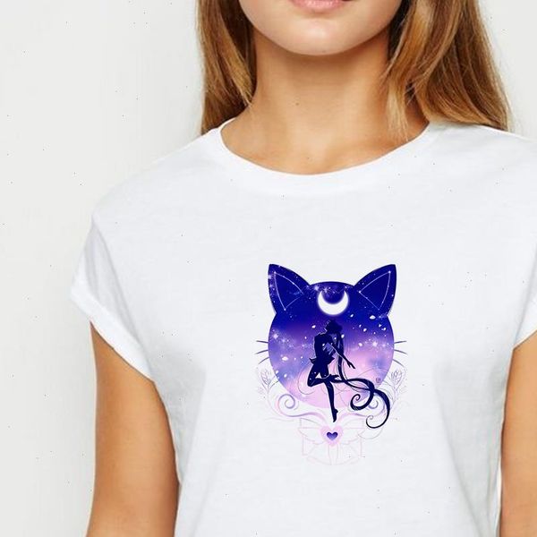 pretty soldier sailor moon tshirt girls loose spring summer t shirt harajuku easy matching short sleeve round collar t shirt, White
pretty soldier sailor moon tshirt girls loose spring summer t shirt harajuku easy matching short sleeve round collar t shirt, White