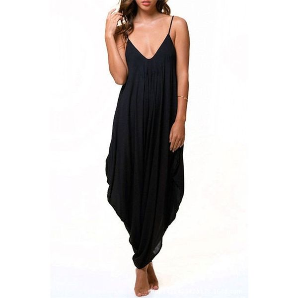 long bodysuit fashion summer women's harem romper jumpsuit combinaison femme elegant coveralls playsuit macacao clothing y200401, Black;white
long bodysuit fashion summer women's harem romper jumpsuit combinaison femme elegant coveralls playsuit macacao clothing y200401, Black;white