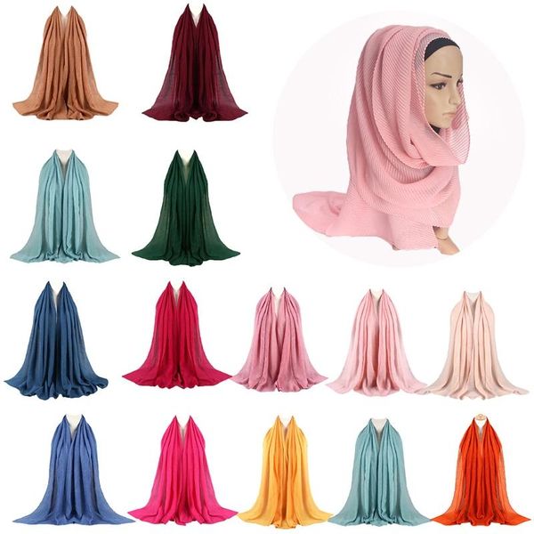 3pcs women muslim cotton hijab head scarf simple plain solid color pleated crinkled shawl wrap twill crumple cover-up, Blue;gray
3pcs women muslim cotton hijab head scarf simple plain solid color pleated crinkled shawl wrap twill crumple cover-up, Blue;gray