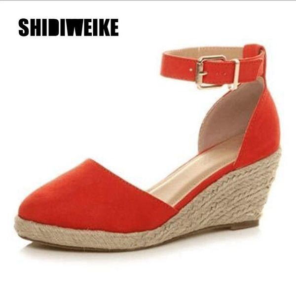 fashion women sandals shoes woman summer plus size 35-43 women wedge buckle sandal ladies weaving wedges sandals va490, Black
fashion women sandals shoes woman summer plus size 35-43 women wedge buckle sandal ladies weaving wedges sandals va490, Black