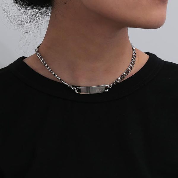 chokers shixin punk stainless steel chain for women/men hiphop chunky short choker necklace colar fashion statement jewelry on neck 2021, Golden;silver
chokers shixin punk stainless steel chain for women/men hiphop chunky short choker necklace colar fashion statement jewelry on neck 2021, Golden;silver