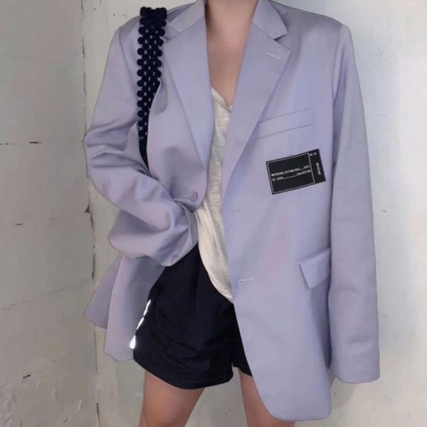 autumn and winter purple high-grade coat women's korean version loose dign crowd small suit net red, White;black
autumn and winter purple high-grade coat women's korean version loose dign crowd small suit net red, White;black