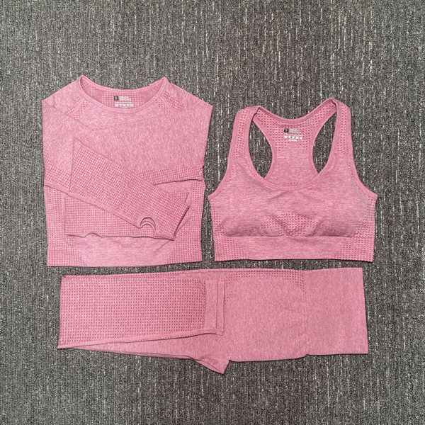seamless women 2/3/5pcs yoga set workout sportswear gym clothing fitness long sleeve crop high waist leggings sports suits y1225, Gray
seamless women 2/3/5pcs yoga set workout sportswear gym clothing fitness long sleeve crop high waist leggings sports suits y1225, Gray