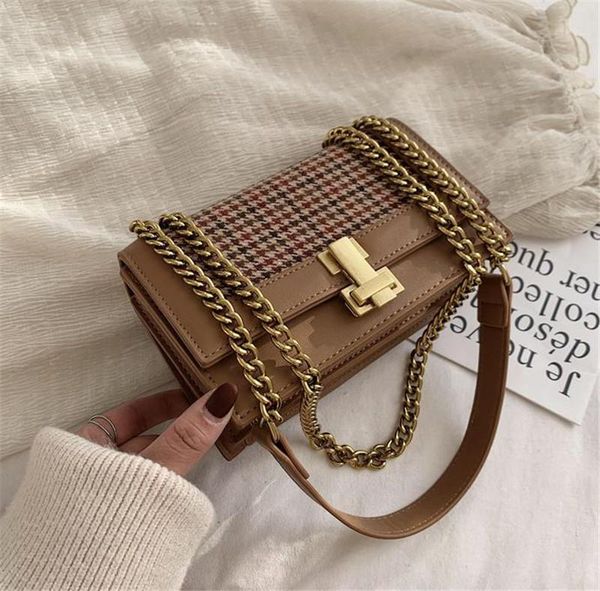 shoulder bags fashion autumn winter women plaid chain bag retro pu leather messenger luxury designer handbag crossbody black
shoulder bags fashion autumn winter women plaid chain bag retro pu leather messenger luxury designer handbag crossbody black