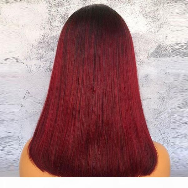 180% density ombre burgundy wig glueless synthetic lace front wig with baby hair 14inch short bob wigs for black women
180% density ombre burgundy wig glueless synthetic lace front wig with baby hair 14inch short bob wigs for black women