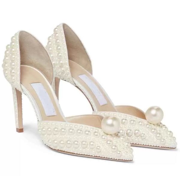 22s elegant bridal wedding dress shoes sacora lady sandals pearls leather luxury brands high heels women walking with box,eu35-43, Black
22s elegant bridal wedding dress shoes sacora lady sandals pearls leather luxury brands high heels women walking with box,eu35-43, Black