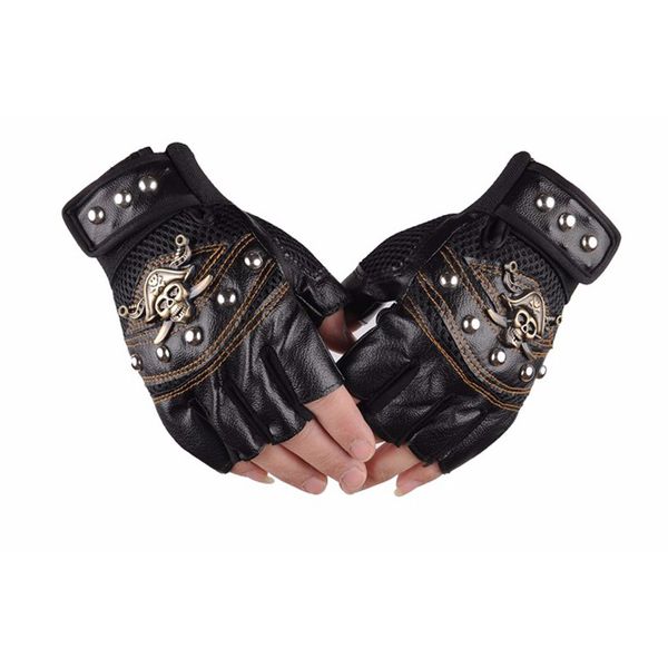 leather skeleton motorcycle cross racing half fingers pirate skull rivet punk bicycle cycling gloves, Blue;gray
leather skeleton motorcycle cross racing half fingers pirate skull rivet punk bicycle cycling gloves, Blue;gray